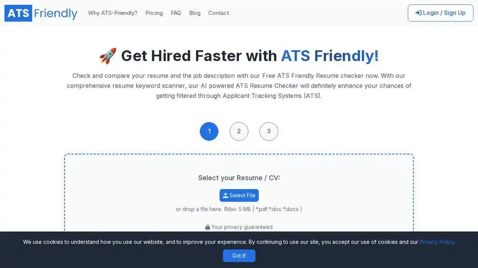 Free ATS Friendly Resume Checker