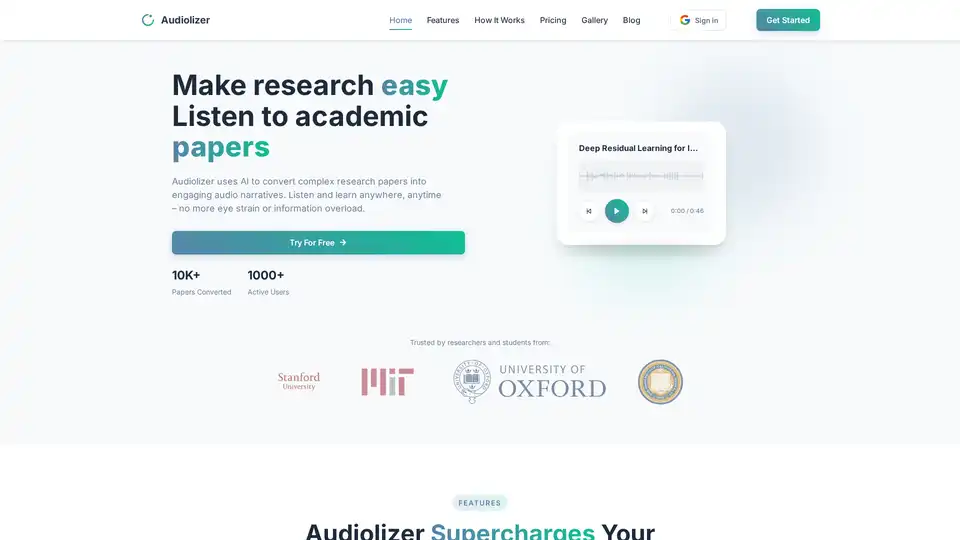 Audiolizer
