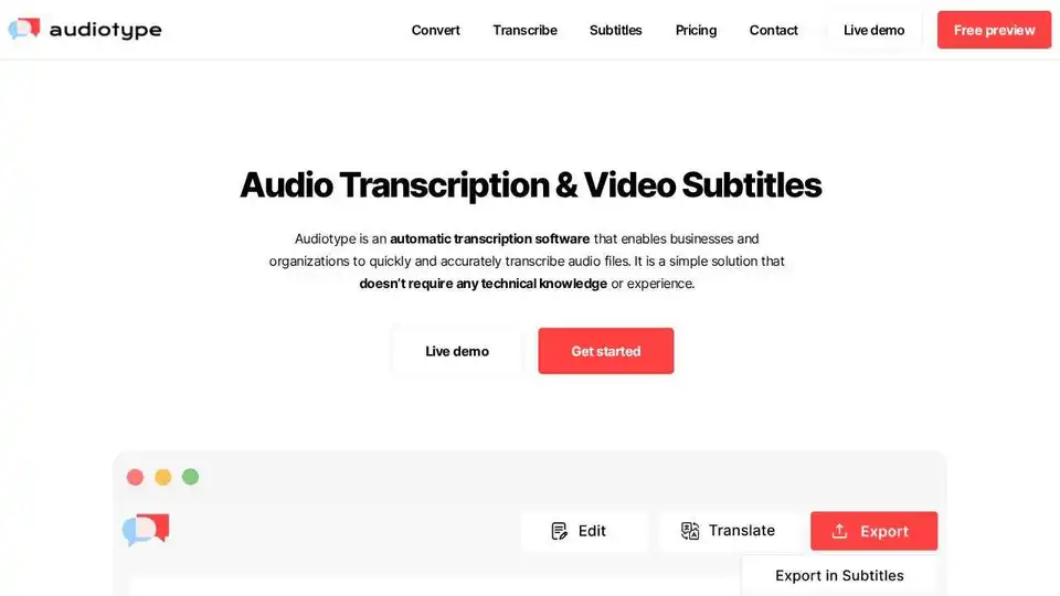 Audiotype