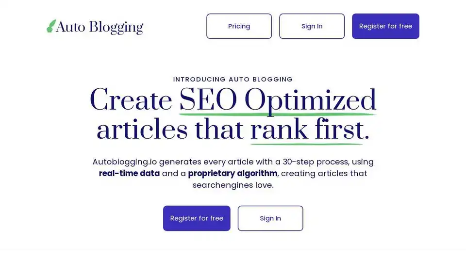 Auto Blogging