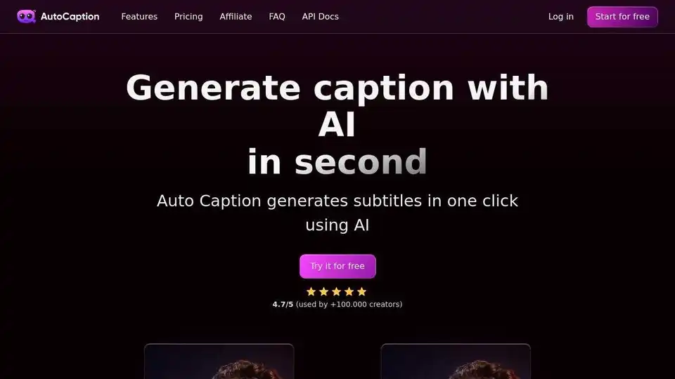 Auto Caption AI - Easy to use