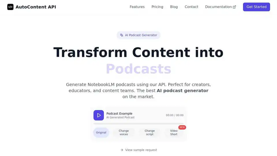 AutoContent API
