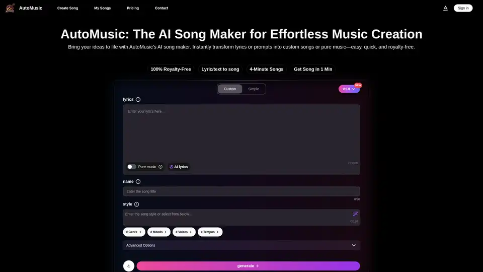 AutoMusic