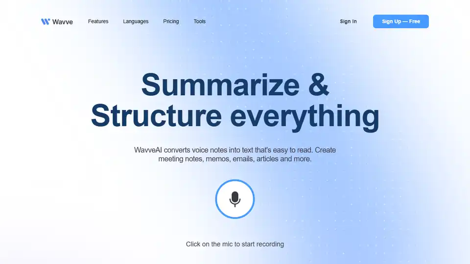 Wavve AI