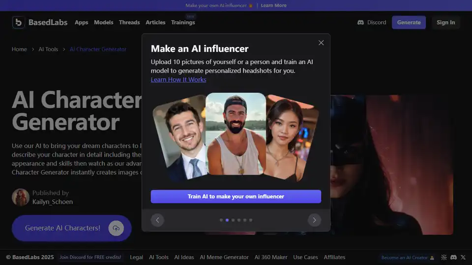 AI Character Generator