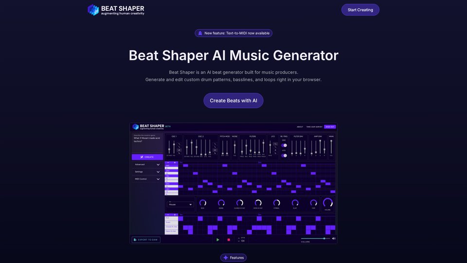 Beat Shaper: AI Music Generator - Create Custom Beats & Loops