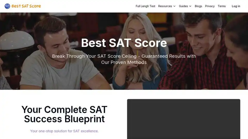 Best SAT Score