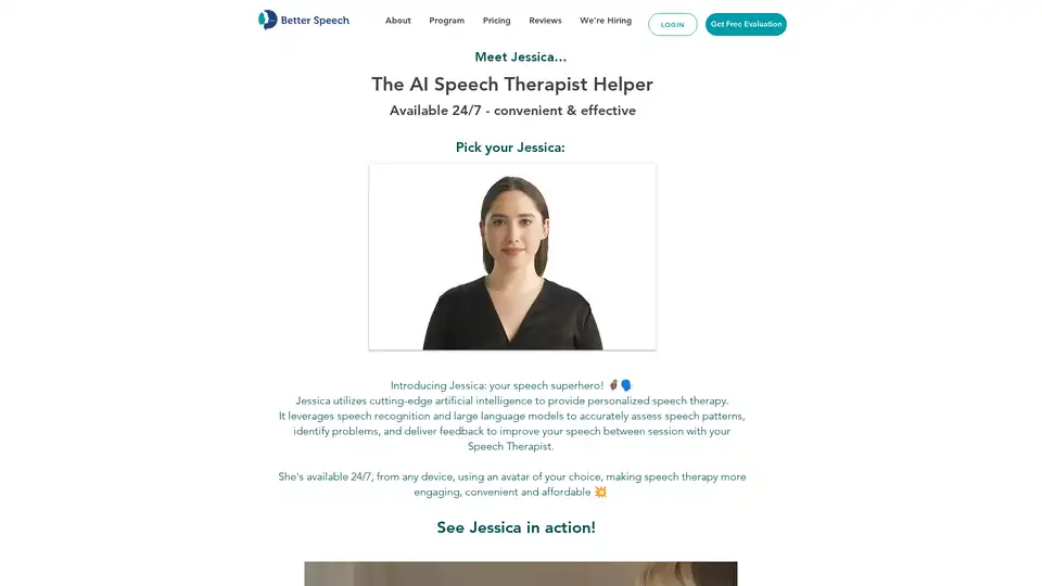 Jessica | AI Speech Therapist