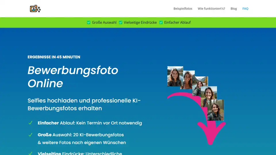 Bewerbungsfoto Online