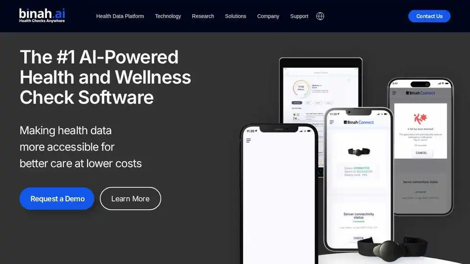Binah.ai Health Data Platform