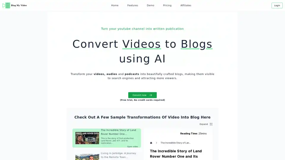 BlogMyVideo