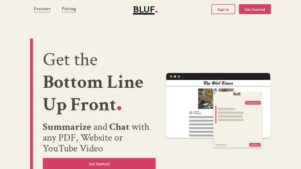 BLUF