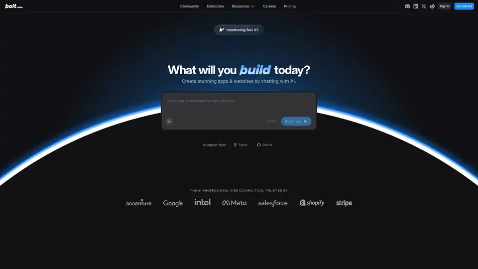 Bolt AI Builder ist eine KI-gestützte Plattform, mit der Benutzer durch einfaches Chatten mit KI Websites, Apps und Prototypen erstellen können. Es integriert Codierungsagenten, reduziert Fehler und handhabt große Projekte effizient.