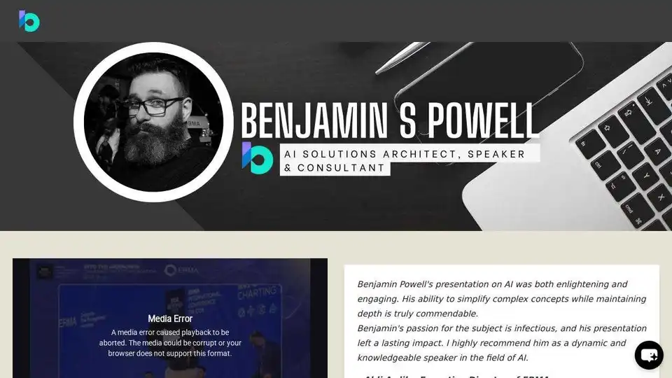 Benjamin S Powell - Leading AI Consultant For Small Business to Enterprise