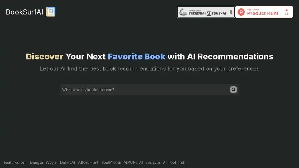 BookSurfAI