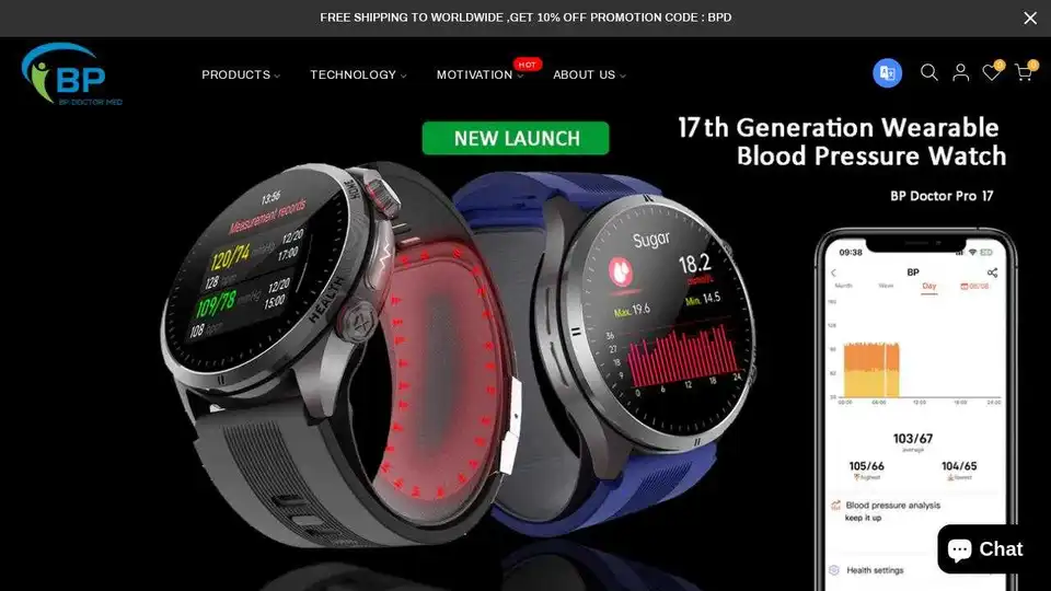 BP Doctor Med Smartwatch