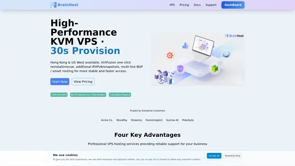 BrainHost VPS
