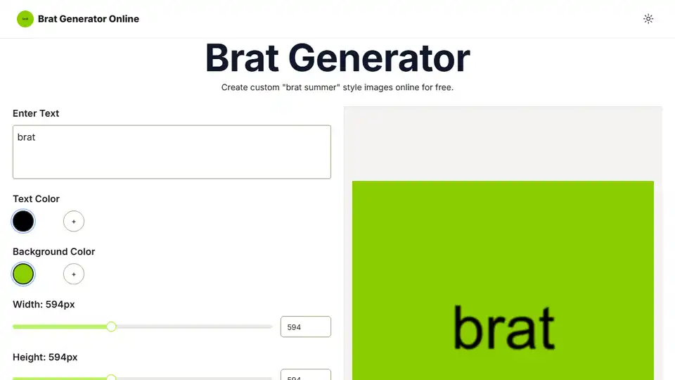 Brat Generator