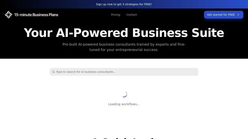 Business Plan Factory