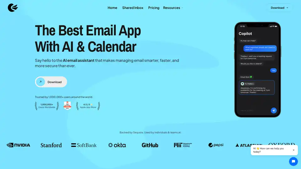 Canary Mail 是一款集成了日历的 AI 邮件客户端。使用 AI 功能管理多个帐户、确定电子邮件的优先级并提高工作效率。安全高效。