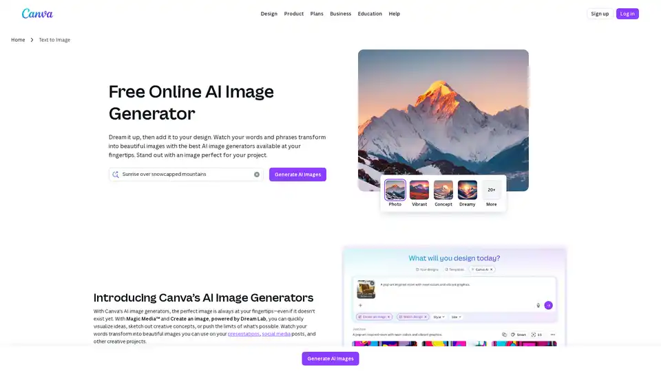 Canva AI Image Generator