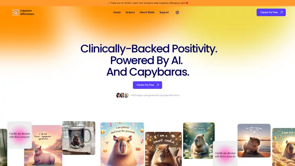 Capybara Affirmations AI