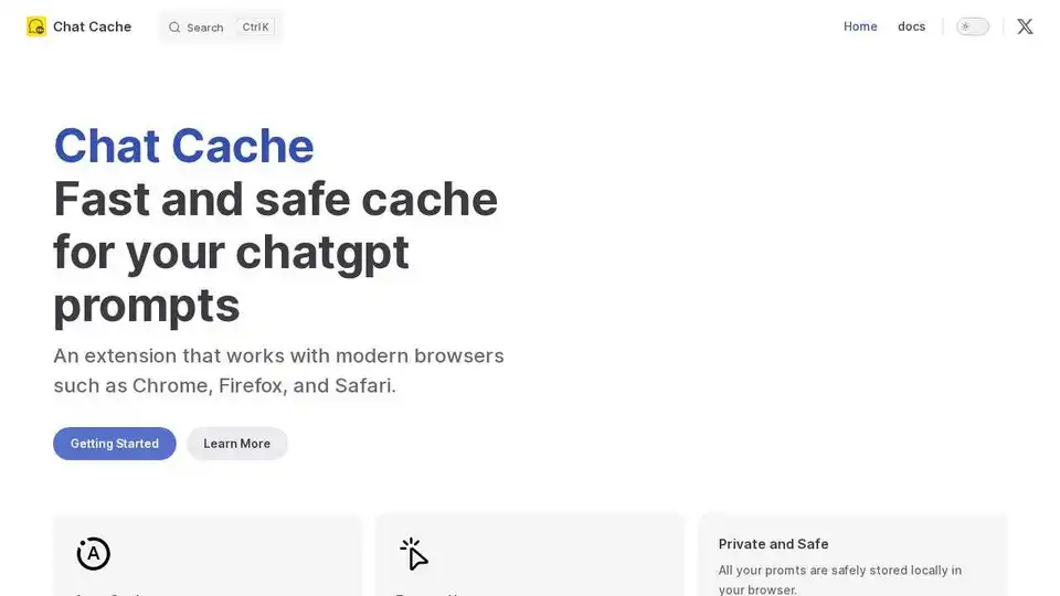 Chat Cache