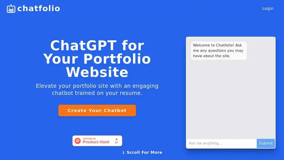Chatfolio