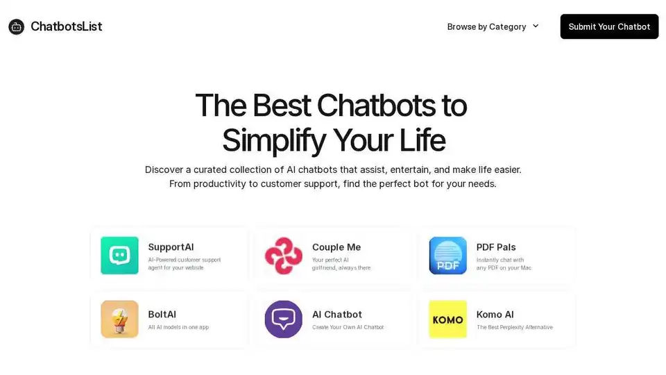 ChatbotsList