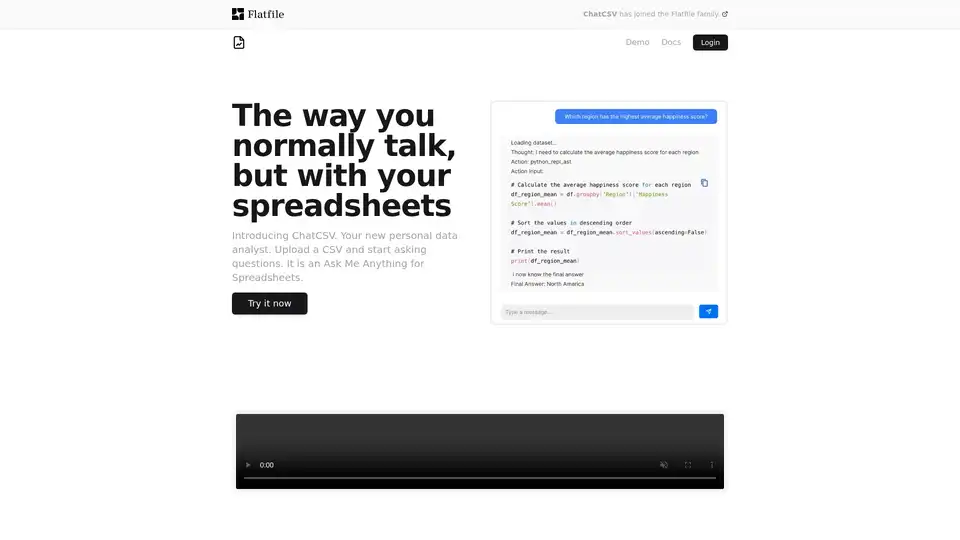 ChatCSV
