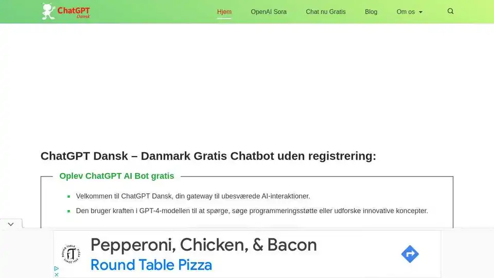 ChatGPT Dansk