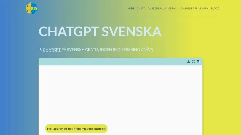 ChatGPT Svenska