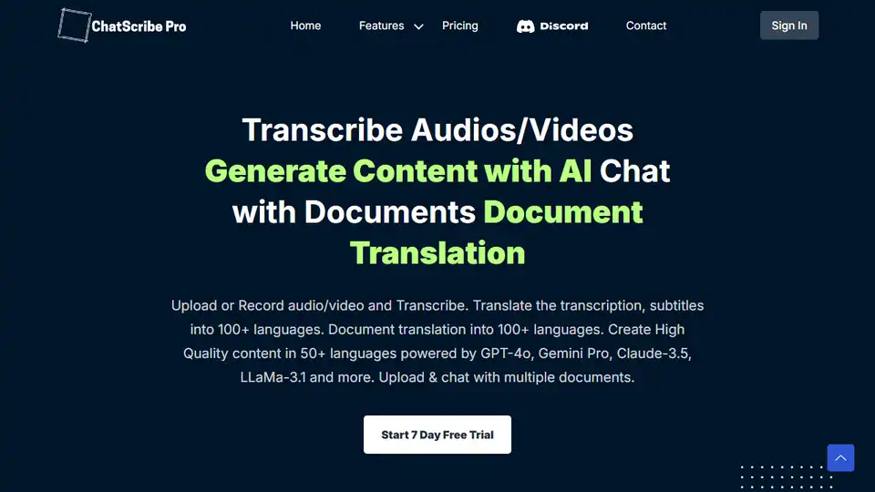 ChatScribe Pro