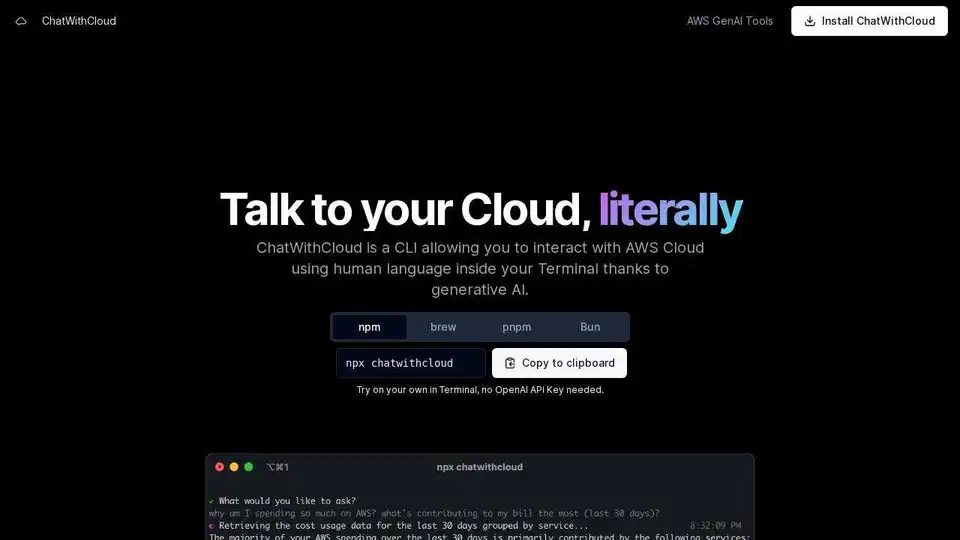 ChatWithCloud