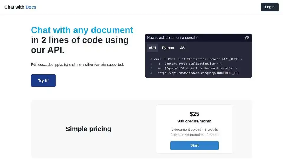 Chat With Docs