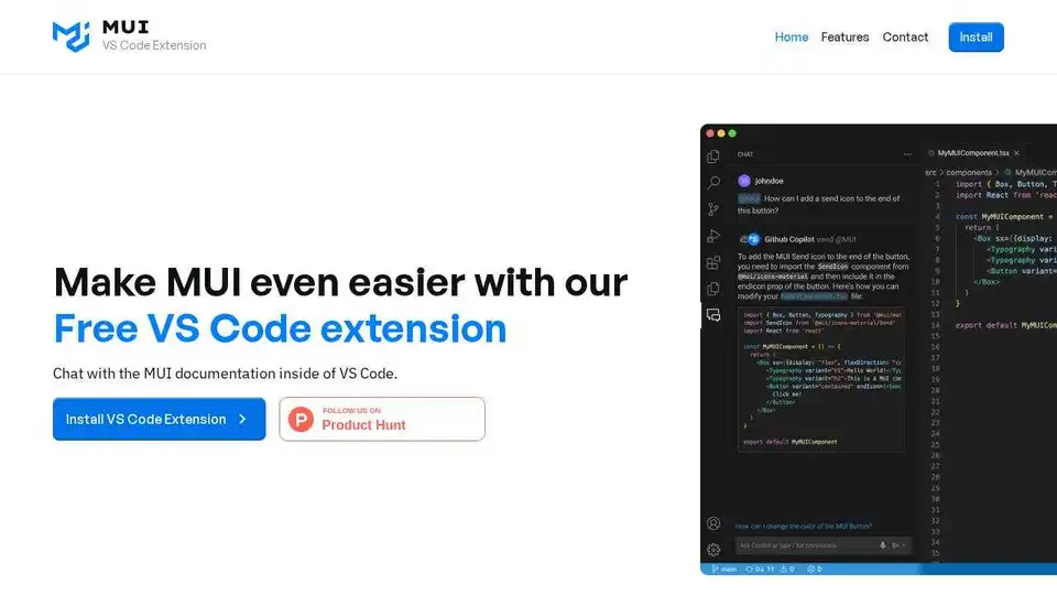 MUI VS Code Extension