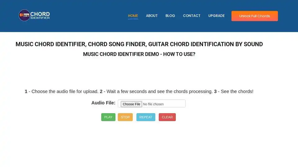 Music Chord Identifier