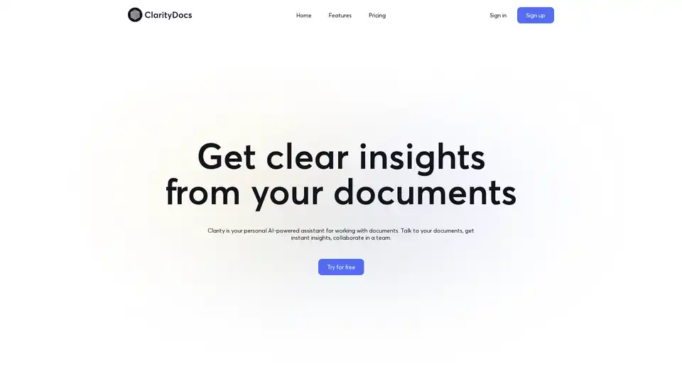 ClarityDocs