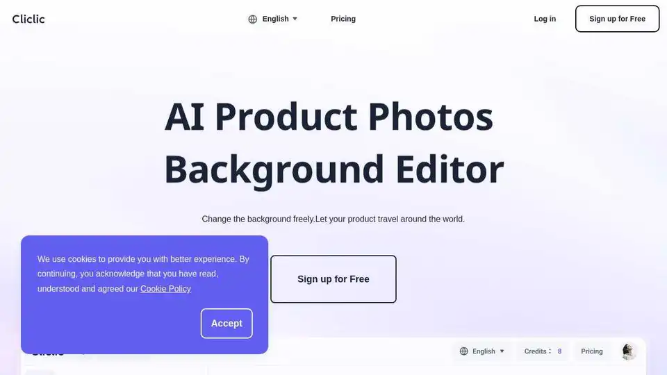 AI Product Photos Background Editor