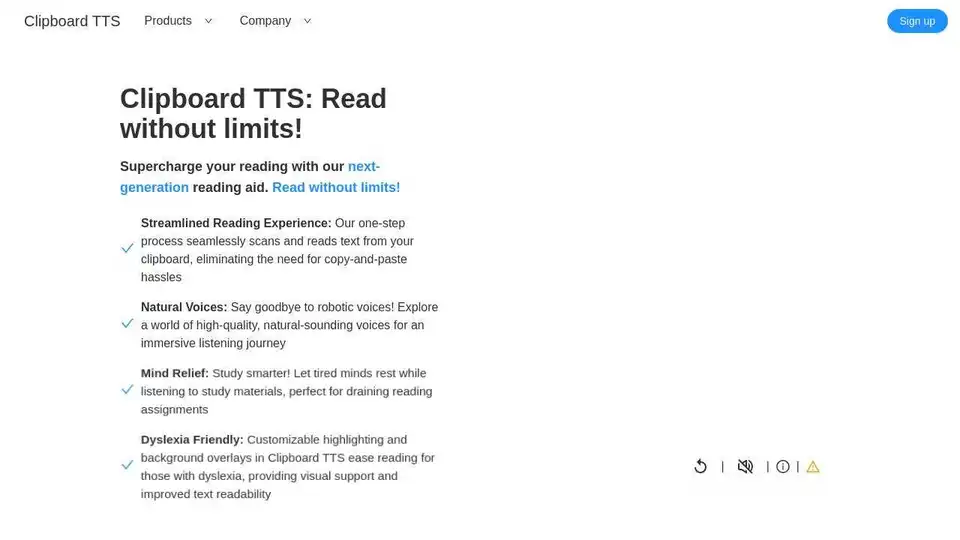 Clipboard TTS
