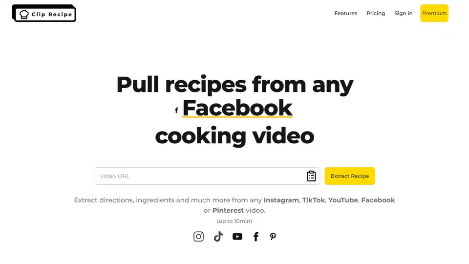 Clip Recipe