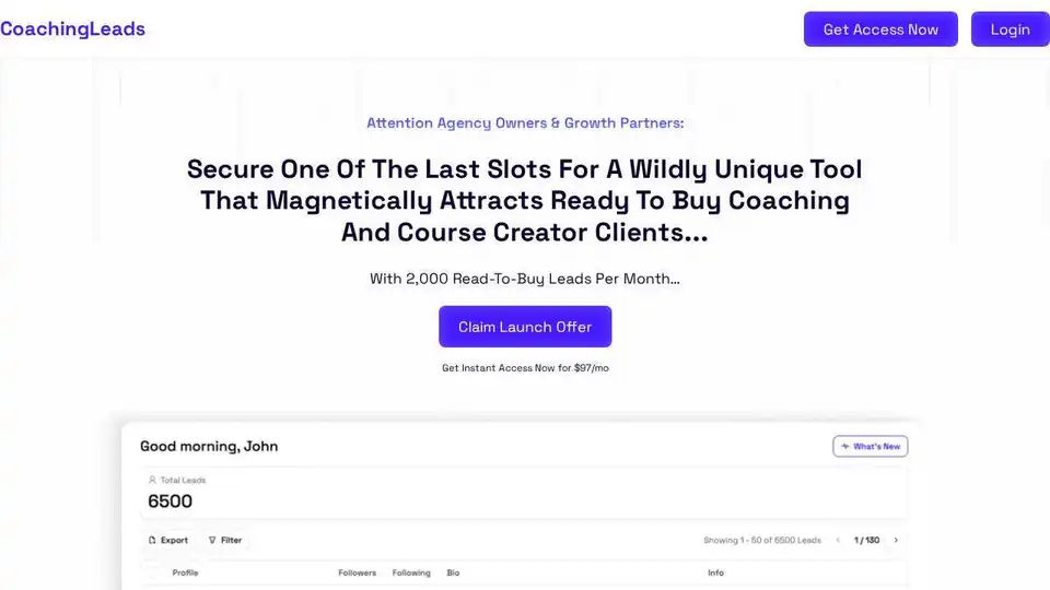 CoachingLeads