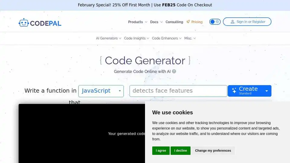 CodePal Code Generator