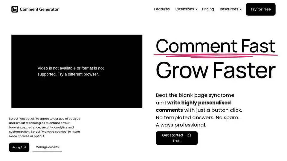 Comment Generator