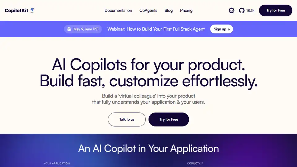 CopilotKit ist der einfachste Weg, produktionsreife Copiloten in jedes Produkt zu integrieren.