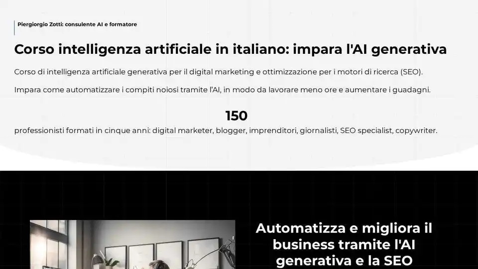 Corso intelligenza artificiale italiano