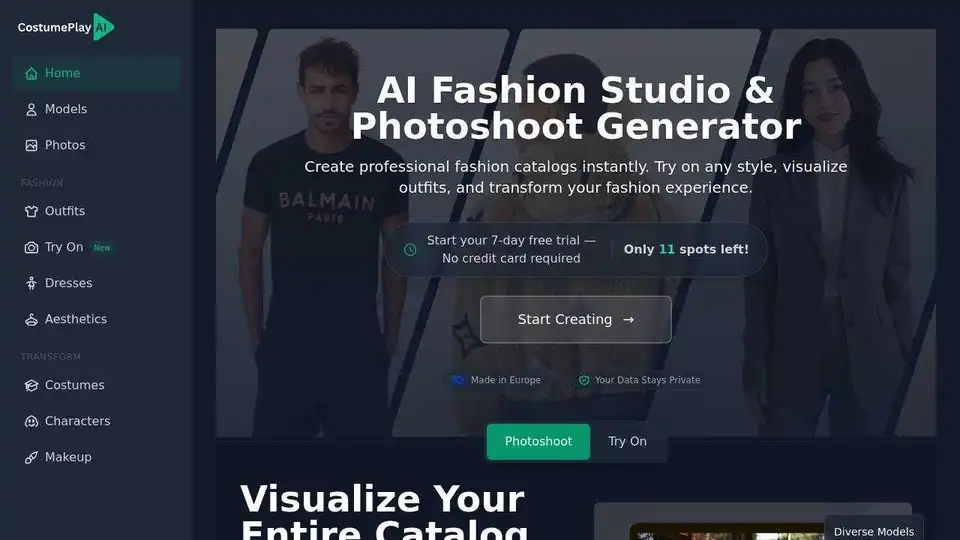 AI Fashion Studio & Stylist