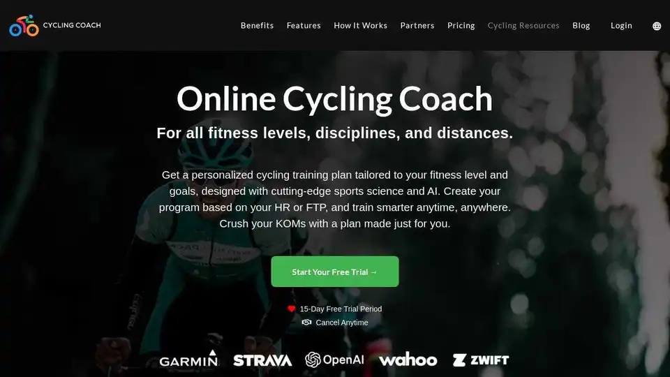 Online Cycling Coach