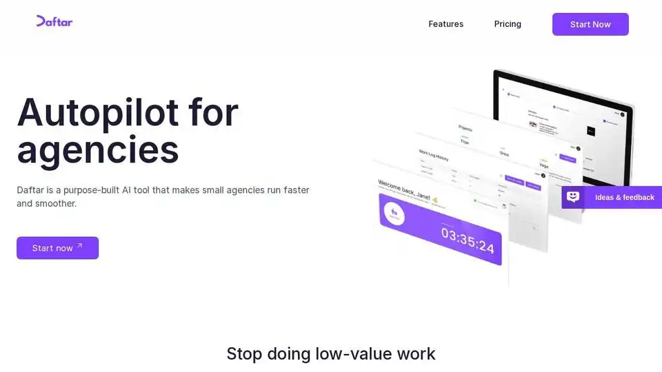 Daftar - Intelligent agency automation OS