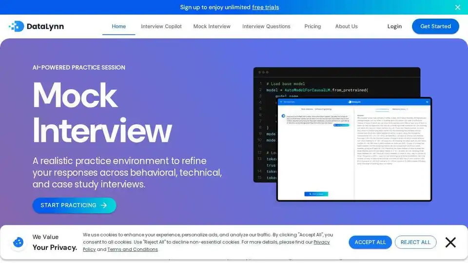 DataLynn AI Interview Copilot
